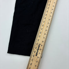 Load image into Gallery viewer, Girls black, stretch cotton leggings, elasticated, EUC, size 10,  