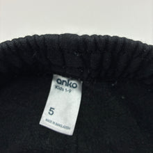 Load image into Gallery viewer, Unisex Anko, cotton blend fleece lined track pants, elasticated, FUC, size 5,  