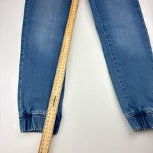 Load image into Gallery viewer, Boys Anko, blue denim jogger pants, elasticated, GUC, size 10,  