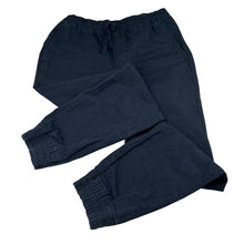 Load image into Gallery viewer, Boys Target, navy stretch cotton pants, elasticated, GUC, size 12,  