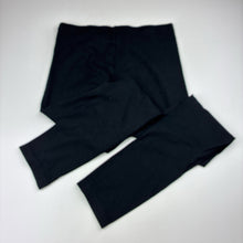 Load image into Gallery viewer, Girls Anko, black stretch cotton leggings, elasticated, EUC, size 12,  