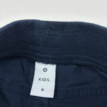Load image into Gallery viewer, Unisex Target, navy stretch cotton pants, elasticated, GUC, size 6,  