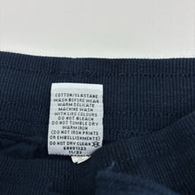 Load image into Gallery viewer, Unisex Target, navy stretch cotton pants, elasticated, GUC, size 6,  