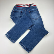 Load image into Gallery viewer, Boys Breakers, blue stretch denim jeans, elasticated, GUC, size 5,  