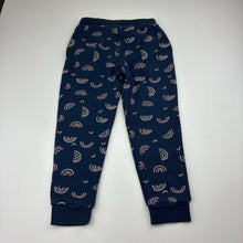 Load image into Gallery viewer, Unisex Anko, cotton blend fleece lined track pants, elasticated, wash fade, pilling, FUC, size 4,  