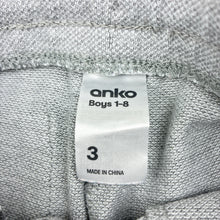 Load image into Gallery viewer, Boys Anko, grey track pants, elasticated, FUC, size 3,  
