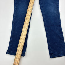 Load image into Gallery viewer, Girls H&amp;T, blue denim jeggings / jean leggings, elasticated, FUC, size 4,  