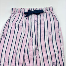 Load image into Gallery viewer, Girls Peter Alexander, striped cotton pyjama pants, GUC, size 5,  