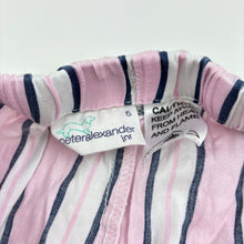 Load image into Gallery viewer, Girls Peter Alexander, striped cotton pyjama pants, GUC, size 5,  