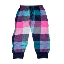 Load image into Gallery viewer, Girls Peter Alexander, check flannel cotton pyjama pants, minor marks, FUC, size 5,  