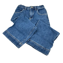 Load image into Gallery viewer, Unisex Petit Bateau, blue denim jeans, adjustable, GUC, size 6,  
