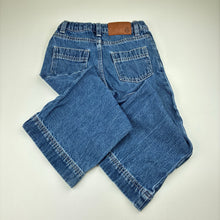 Load image into Gallery viewer, Unisex Petit Bateau, blue denim jeans, adjustable, GUC, size 6,  