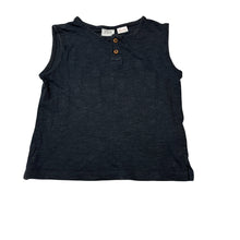 Load image into Gallery viewer, Unisex Zara, grey cotton sleeveless top, GUC, size 3,  