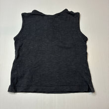 Load image into Gallery viewer, Unisex Zara, grey cotton sleeveless top, GUC, size 3,  