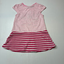 Load image into Gallery viewer, Girls Moda Bimbi, pink dress, rabbits, NEW, size 2, L: 45cm