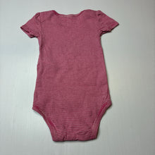 Load image into Gallery viewer, Girls Carter's, striped cotton bodysuit, EUC, size 1,  