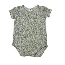 Load image into Gallery viewer, Girls Dymples, floral stretch cotton bodysuit, EUC, size 0,  