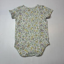 Load image into Gallery viewer, Girls Dymples, floral stretch cotton bodysuit, EUC, size 0,  