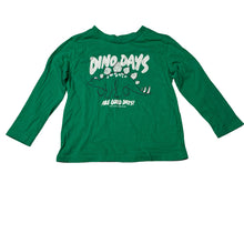 Load image into Gallery viewer, Boys Anko, green cotton long sleeve t-shirt, dinosaur, EUC, size 3,  