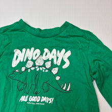 Load image into Gallery viewer, Boys Anko, green cotton long sleeve t-shirt, dinosaur, EUC, size 3,  