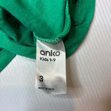 Load image into Gallery viewer, Boys Anko, green cotton long sleeve t-shirt, dinosaur, EUC, size 3,  
