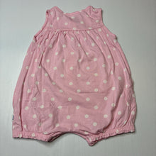 Load image into Gallery viewer, Girls Sprout, pink cotton romper, embroidered, EUC, size 1,  