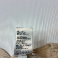 Load image into Gallery viewer, Unisex Anko, beige stretch cotton ribbed long sleeve bodysuit, EUC, size 1,  