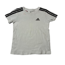 Load image into Gallery viewer, Unisex Adidas, white cotton t-shirt, GUC, size 2-3,  