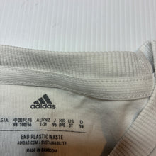 Load image into Gallery viewer, Unisex Adidas, white cotton t-shirt, GUC, size 2-3,  