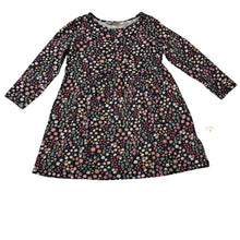 Load image into Gallery viewer, Girls H&amp;M, floral cotton long sleeve dress, GUC, size 3-4, L: 47.5cm