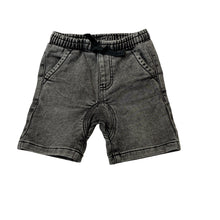 Load image into Gallery viewer, Boys THE 1964 Denim COMPANY, grey stretch denim shorts, elasticated, GUC, size 2,  