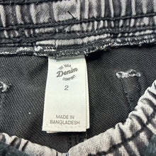 Load image into Gallery viewer, Boys THE 1964 Denim COMPANY, grey stretch denim shorts, elasticated, GUC, size 2,  