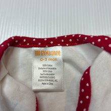 Load image into Gallery viewer, Girls Gymboree, white cotton long sleeve bodysuit, embroidered, GUC, size 000,  