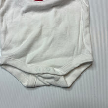Load image into Gallery viewer, Girls Gymboree, white cotton long sleeve bodysuit, embroidered, GUC, size 000,  