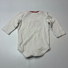 Load image into Gallery viewer, Girls Gymboree, white cotton long sleeve bodysuit, embroidered, GUC, size 000,  