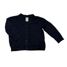 Load image into Gallery viewer, Unisex H&amp;M, navy cotton knit cardigan, GUC, size 1,  