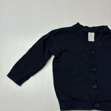 Load image into Gallery viewer, Unisex H&amp;M, navy cotton knit cardigan, GUC, size 1,  