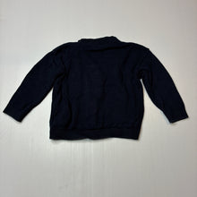 Load image into Gallery viewer, Unisex H&amp;M, navy cotton knit cardigan, GUC, size 1,  