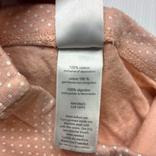 Load image into Gallery viewer, Unisex Carter's, peach cotton baby leggings, elasticated, GUC, size 0000,  