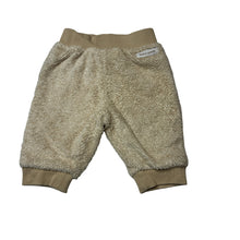 Load image into Gallery viewer, Unisex Baby Patch, beige cotton lined, terry fleece pants, elasticated, FUC, size 000,  