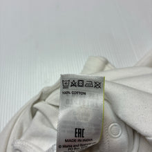 Load image into Gallery viewer, Unisex M&amp;S, white cotton coverall, pilling, FUC, size 000,  