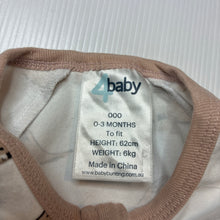 Load image into Gallery viewer, Unisex 4 Baby, stretch cotton zip romper, dinosaur, GUC, size 000,  