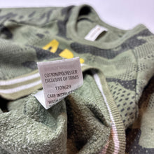 Load image into Gallery viewer, Unisex Dymples, cotton blend camo print fleece lined sweater, FUC, size 1,  