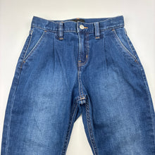 Load image into Gallery viewer, Unisex Uniqlo, blue denim jeans, adjustable, EUC, size 6,  