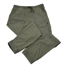Load image into Gallery viewer, Boys Target, olive cotton cargo jogger pants, elasticated, GUC, size 12,  