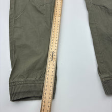 Load image into Gallery viewer, Boys Target, olive cotton cargo jogger pants, elasticated, GUC, size 12,  