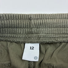 Load image into Gallery viewer, Boys Target, olive cotton cargo jogger pants, elasticated, GUC, size 12,  