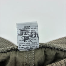 Load image into Gallery viewer, Boys Target, olive cotton cargo jogger pants, elasticated, GUC, size 12,  