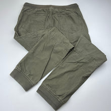 Load image into Gallery viewer, Boys Target, olive cotton cargo jogger pants, elasticated, GUC, size 12,  