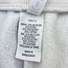 Load image into Gallery viewer, Girls KID, cotton blend fleece lined track pants, elasticated, pilling, FUC, size 10,  